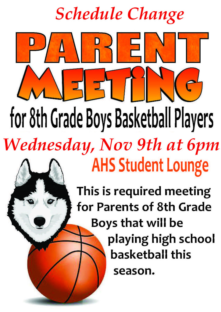 Revised 8th Grade Boys Parent Meeting