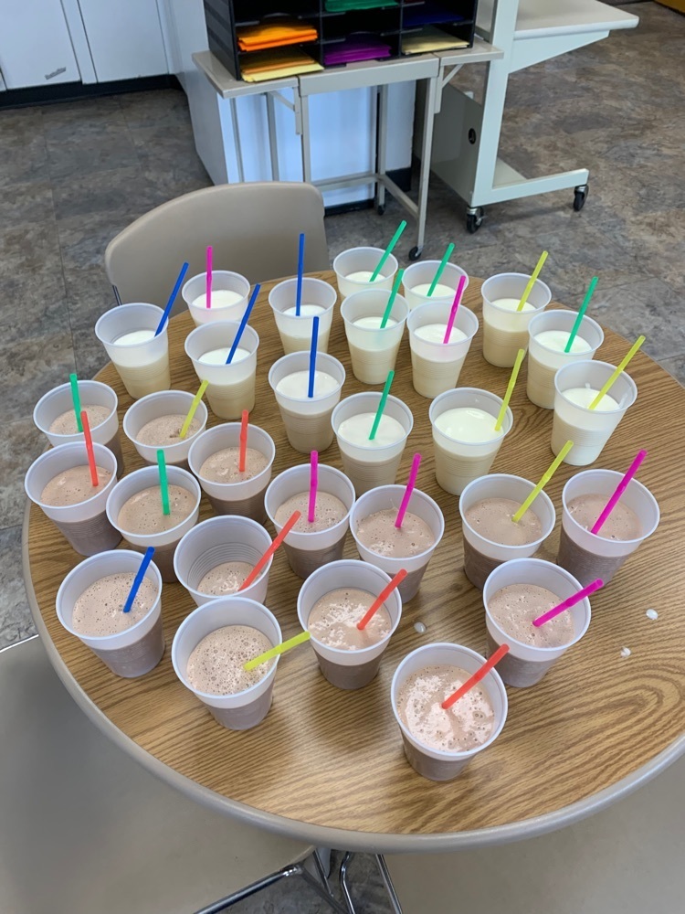 28 milkshakes for students 